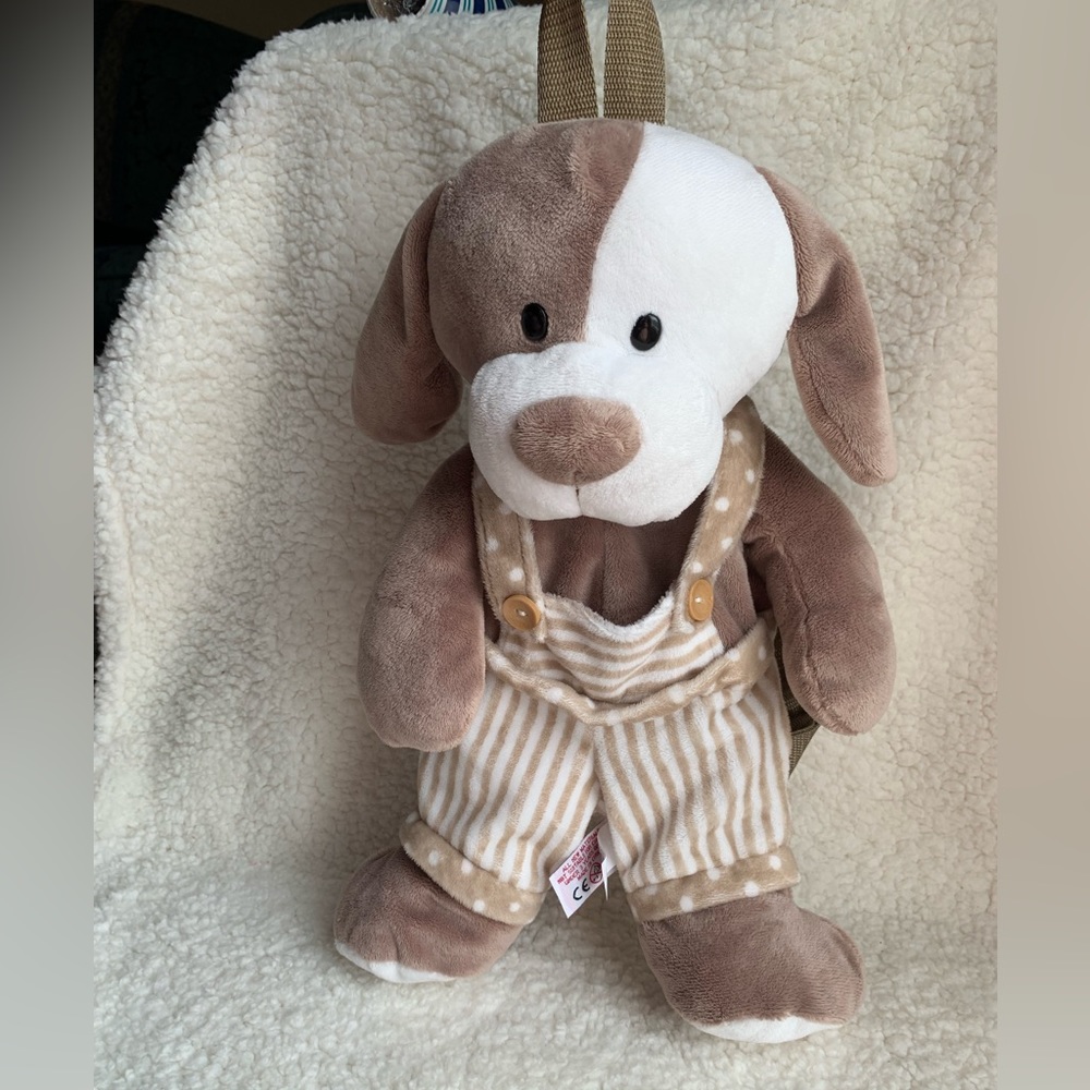 Precious Hanya Stuffed Dog Backpack